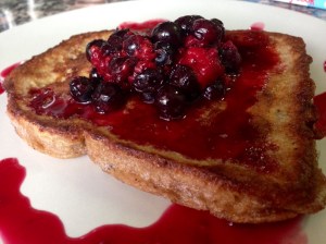 Eggy Bread with Summer Berries